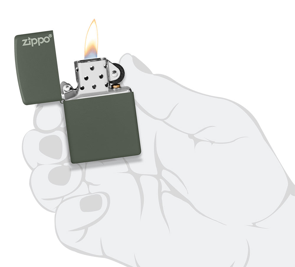 Zippo zapalovač 26093 Green Matte ZL