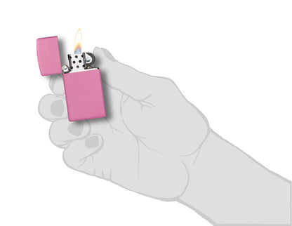 Zippo zapalovač 26646 Slim® Pink Matte