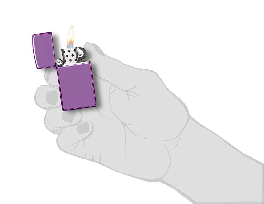 Zippo zapalovač 26647 Slim® High Polish Purple