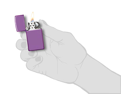 Zippo zapalovač 26647 Slim® High Polish Purple