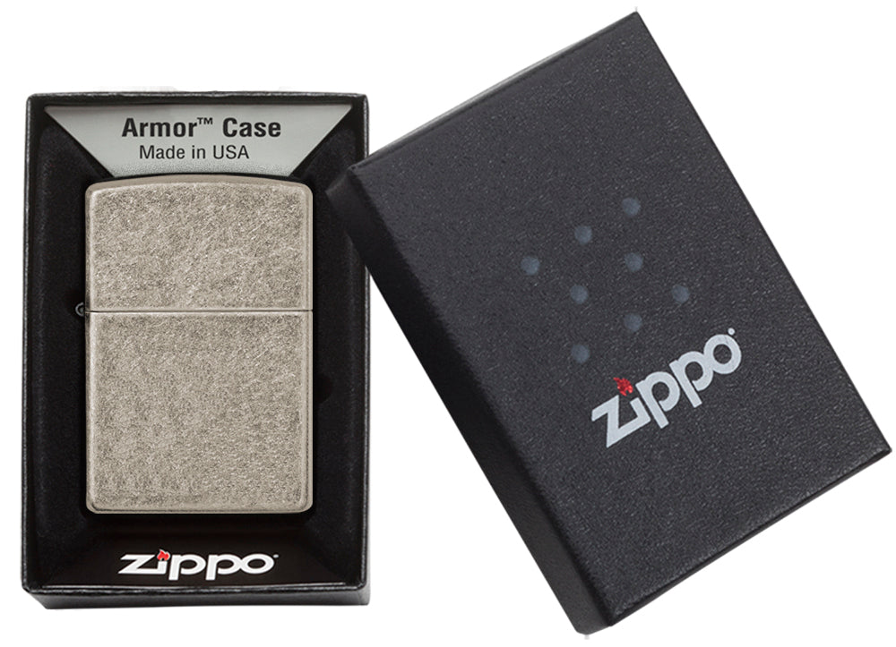 Zippo zapalovač 27003 Armor® Antique Silver Plate