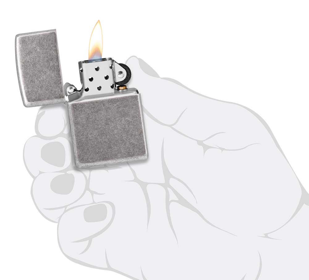 Zippo zapalovač 27009 Antique Silver Plate™