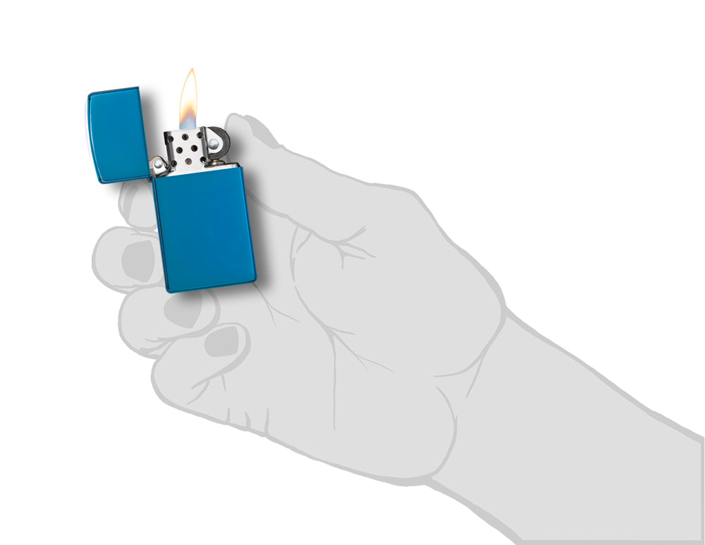 Zippo zapalovač 27039 Slim® High Polish Blue