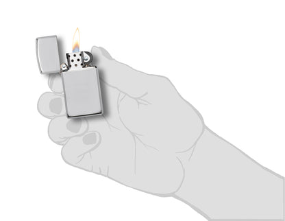 Zippo zapalovač 28006 Slim® Sterling Silver