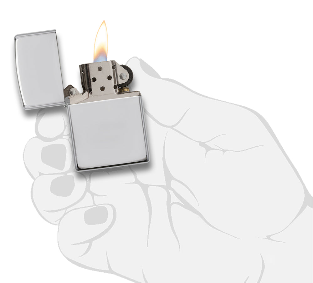 Zippo zapalovač 28020 Armor® High Polish Sterling Silver