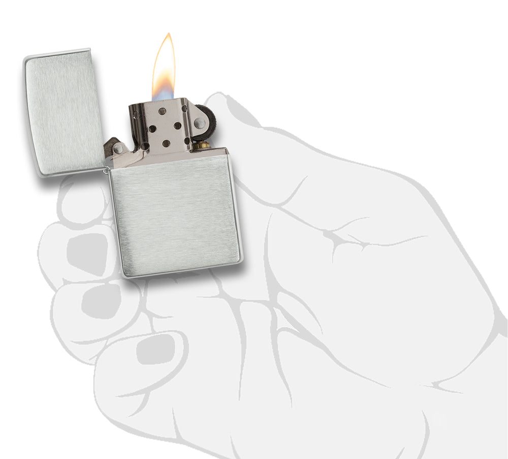 Zippo zapalovač 28021 Armor® Brushed Sterling Silver
