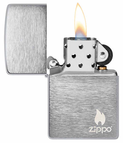 Zippo zapalovač 21633 Logo & Flame