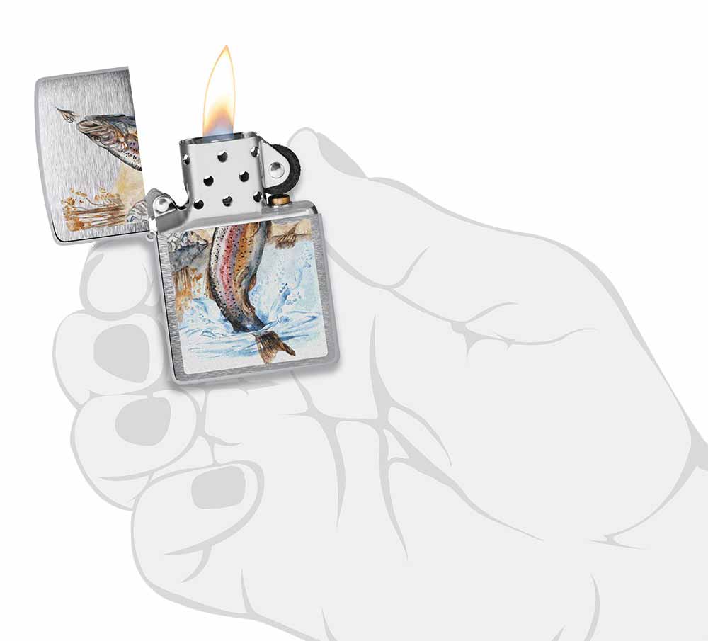 Zippo zapalovač 21862 Jumping Trout