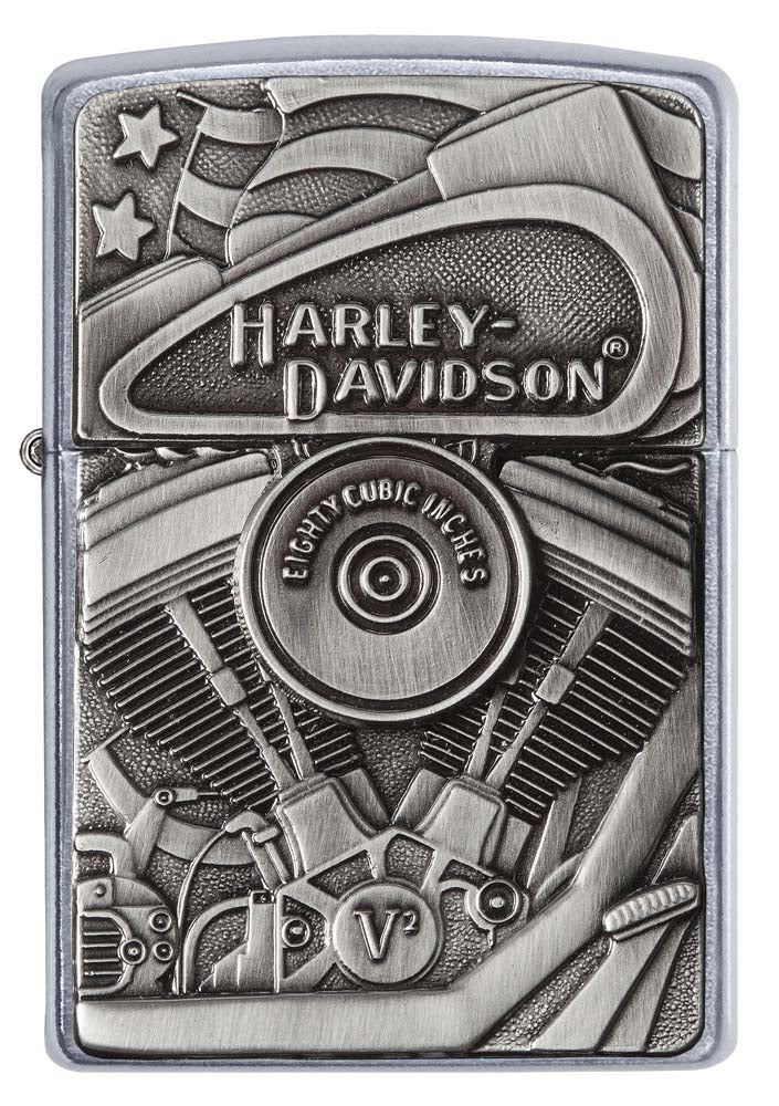 Zippo zapalovač 25030 Harley-Davidson® Motor Flag