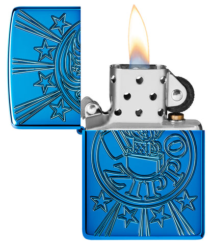 Zapalovač Zippo 66114 Armor® Zippo Starburst Design