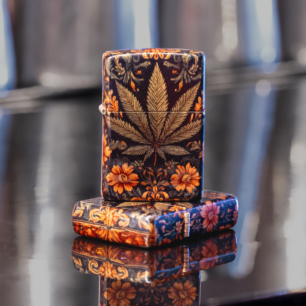 Zapalovač Zippo 66125 Cannabis Tapestry Design