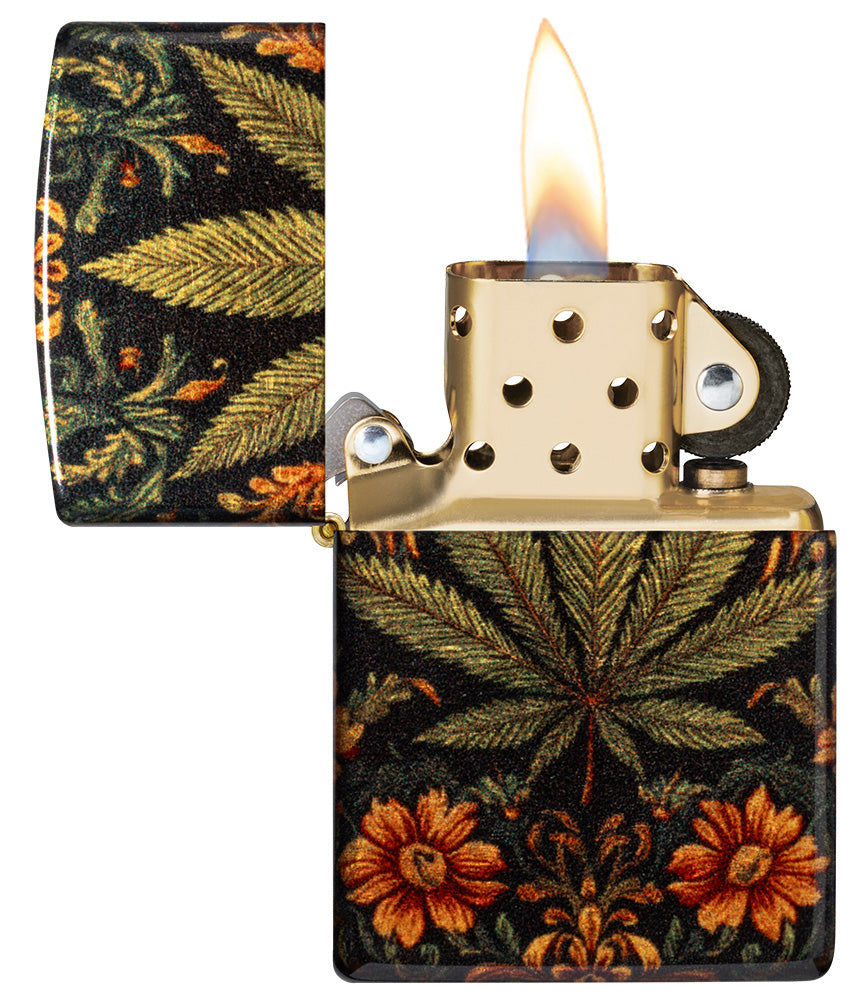 Zapalovač Zippo 66125 Cannabis Tapestry Design