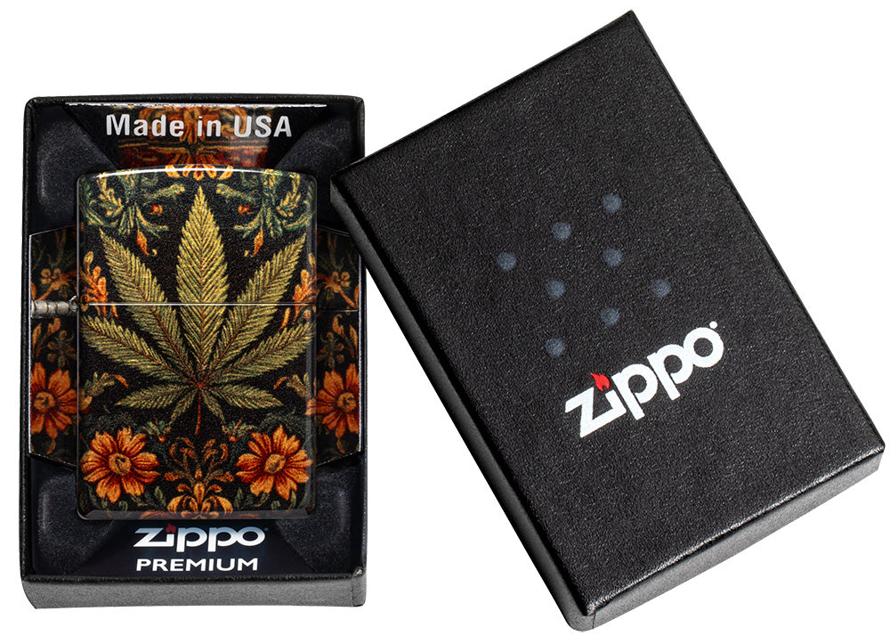 Zapalovač Zippo 66125 Cannabis Tapestry Design