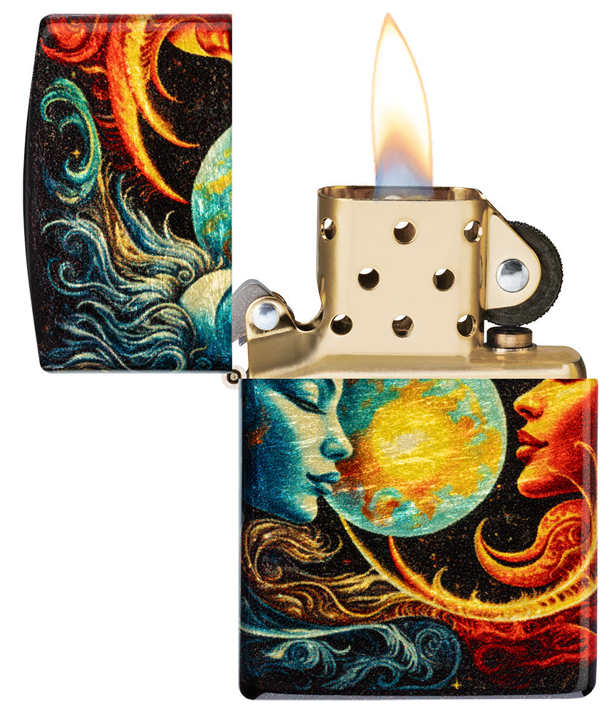 Zapalovač Zippo 66128 Sun and Moon Design