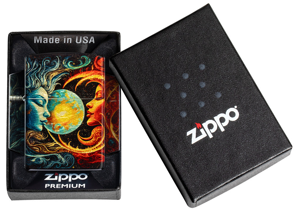 Zapalovač Zippo 66128 Sun and Moon Design