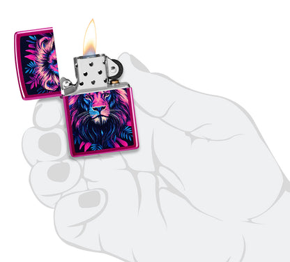 Zippo zapalovač 66134 Multicolor Lion Design