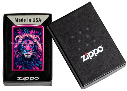 Zippo zapalovač 66134 Multicolor Lion Design