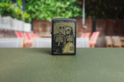 Zippo zapalovač 66135 Skeleton Wedding Design