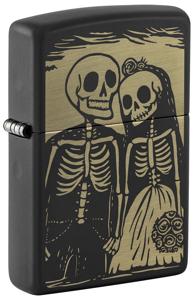Zippo zapalovač 66135 Skeleton Wedding Design