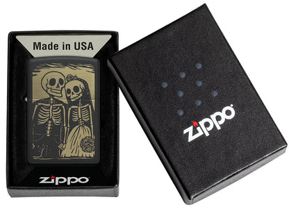 Zippo zapalovač 66135 Skeleton Wedding Design