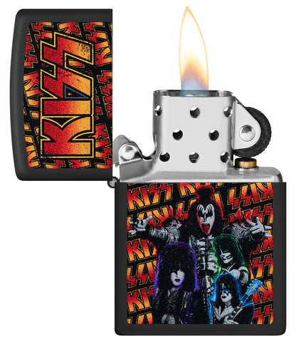 Zippo zapalovač 66138  KISS® Poster Design