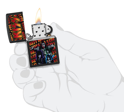 Zippo zapalovač 66138  KISS® Poster Design