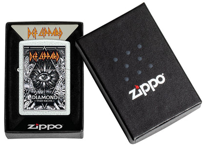 Zippo zapalovač 66140 Def Leppard Diamond Star Halos Design