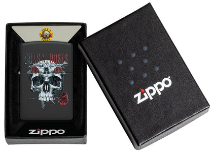 Zippo zapalovač 66143 Guns N' Roses Flower Skull Design