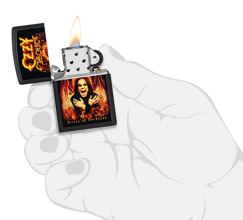 Zippo zapalovač 66144 Ozzy Osbourne Prince of Darkness Design