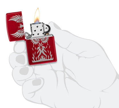 Zippo zapalovač 66147 Phoenix Rising Design