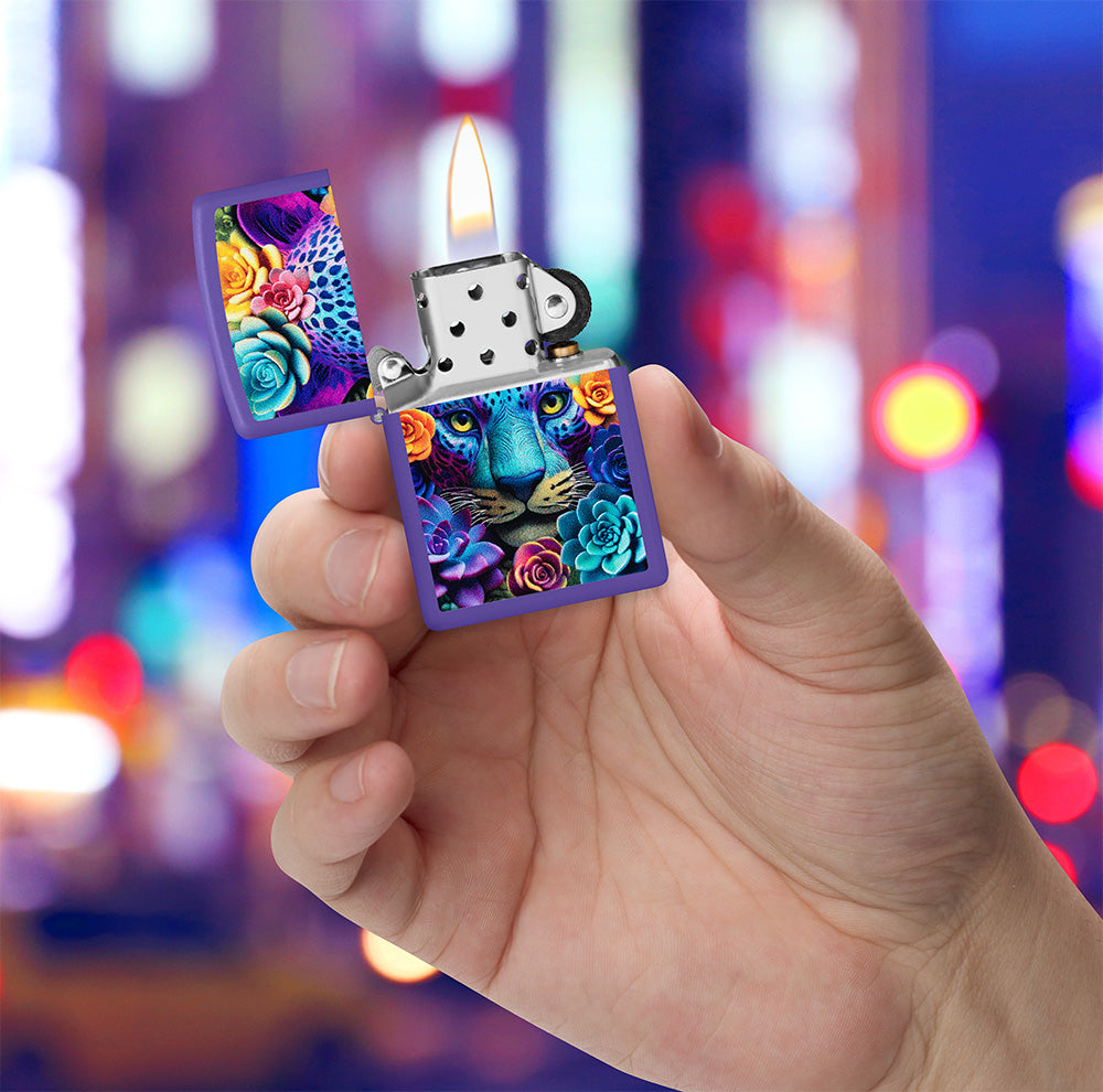 Zapalovač Zippo 66170 Groovy Leopard Design