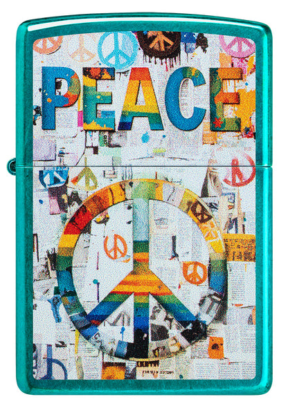 Zippo zapalovač 66171 Peace Collage Design