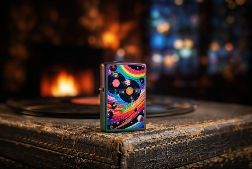 Zippo zapalovač 66172 Rainbow Records Design
