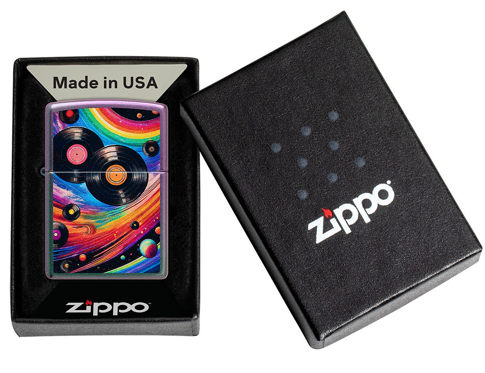 Zippo zapalovač 66172 Rainbow Records Design