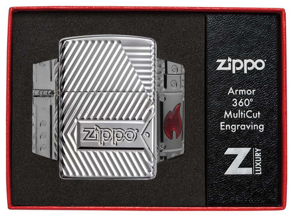 Zippo zapalovač 22048 Zippo Bolts Design