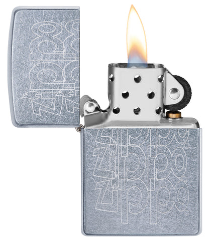 Zippo zapalovač 25504 Logo Variation