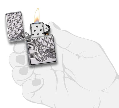 Zippo zapalovač 22067 Patriotic Design