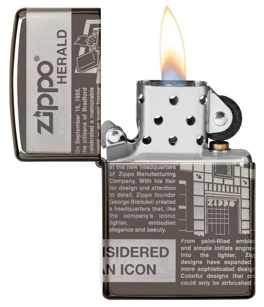 Zippo zapalovač 25528 Zippo Newsprint Design