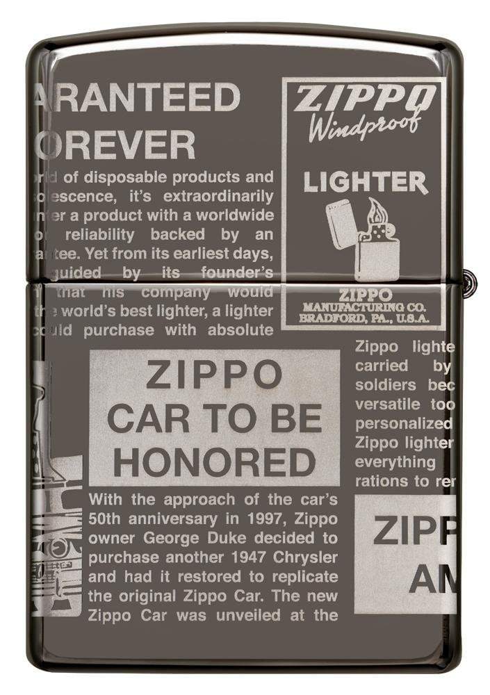 Zippo zapalovač 25528 Zippo Newsprint Design