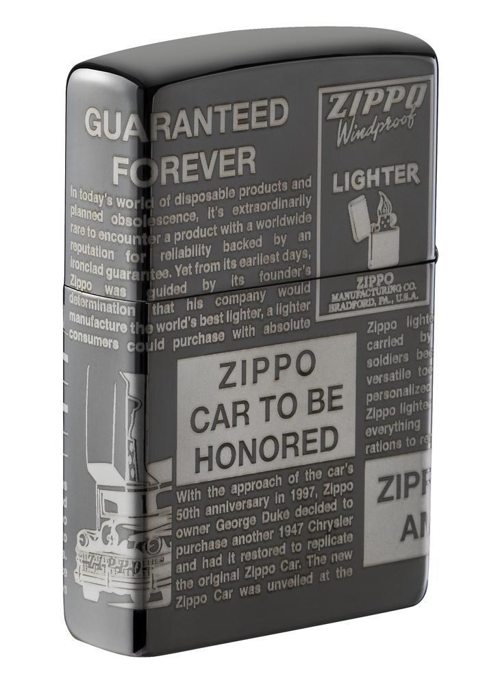 Zippo zapalovač 25528 Zippo Newsprint Design