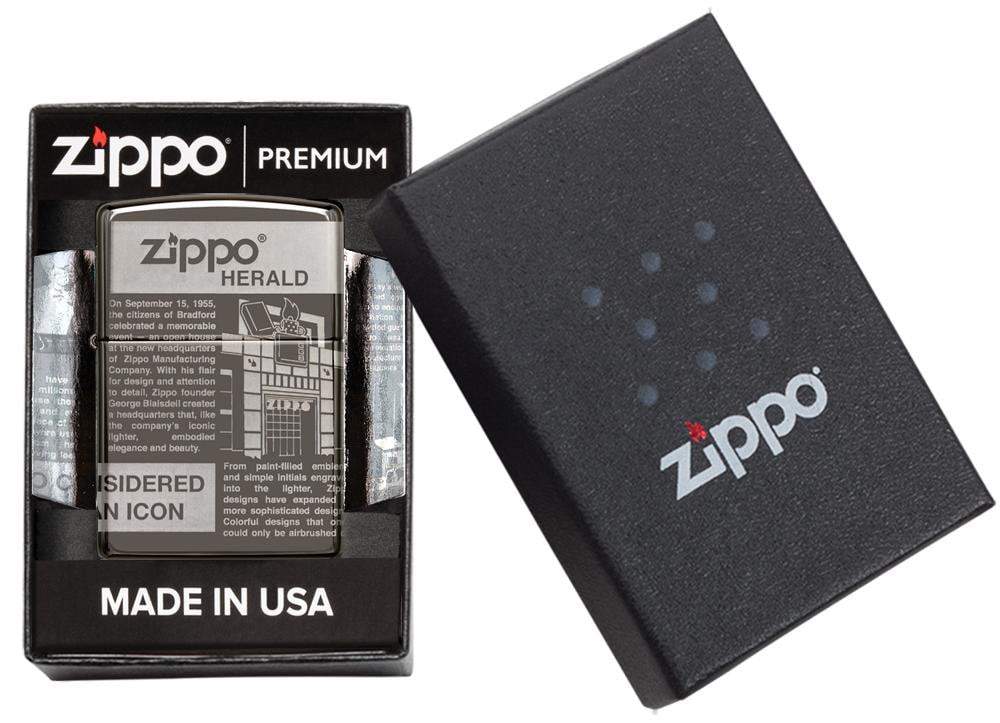 Zippo zapalovač 25528 Zippo Newsprint Design