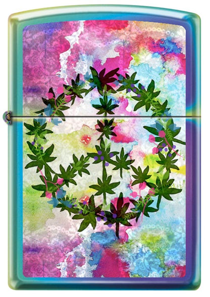 Zippo zapalovač 26888 Leaf and Peace