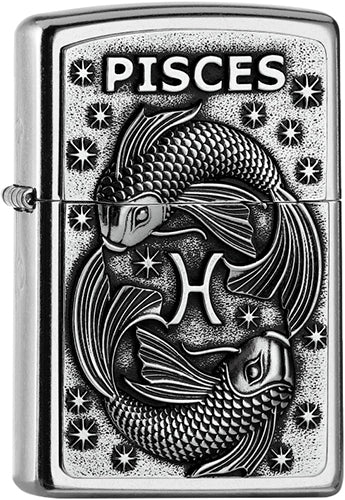 Zippo zapalovač 25548 Pisces Zodiac Emblem