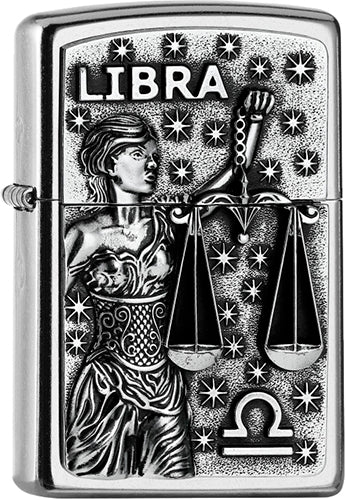 Zippo zapalovač 25550 Libra Zodiac Emblem