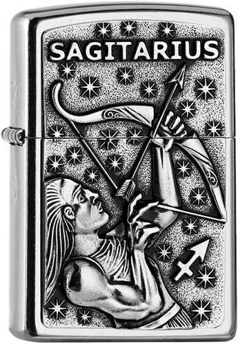 Zippo zapalovač 25553 Sagittarius Zodiac Emblem