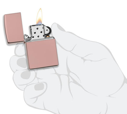 Zippo zapalovač 26907 High Polish Rose Gold