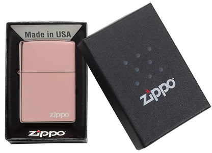 Zippo zapalovač 26908 High Polish Rose Gold Zippo Logo
