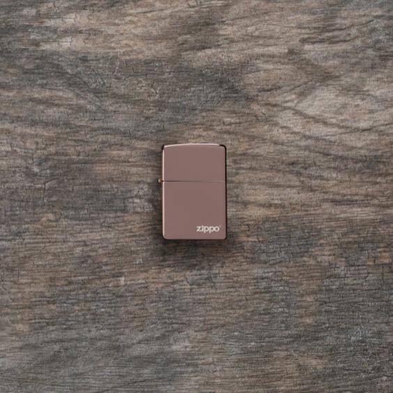 Zippo zapalovač 26908 High Polish Rose Gold Zippo Logo