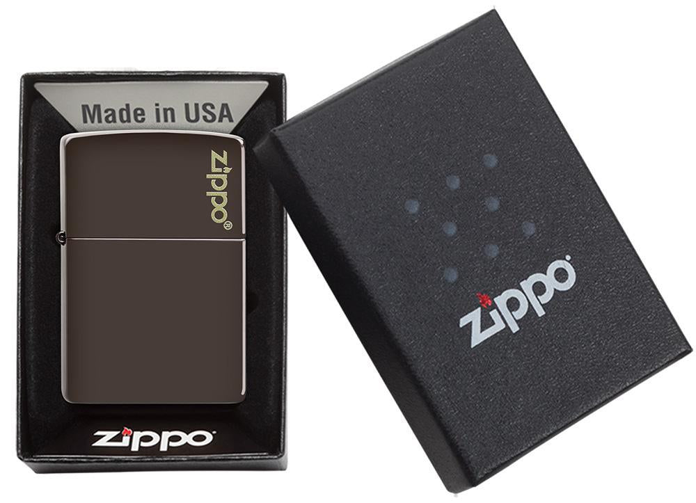 Zippo zapalovač 26911 Brown Zippo Logo