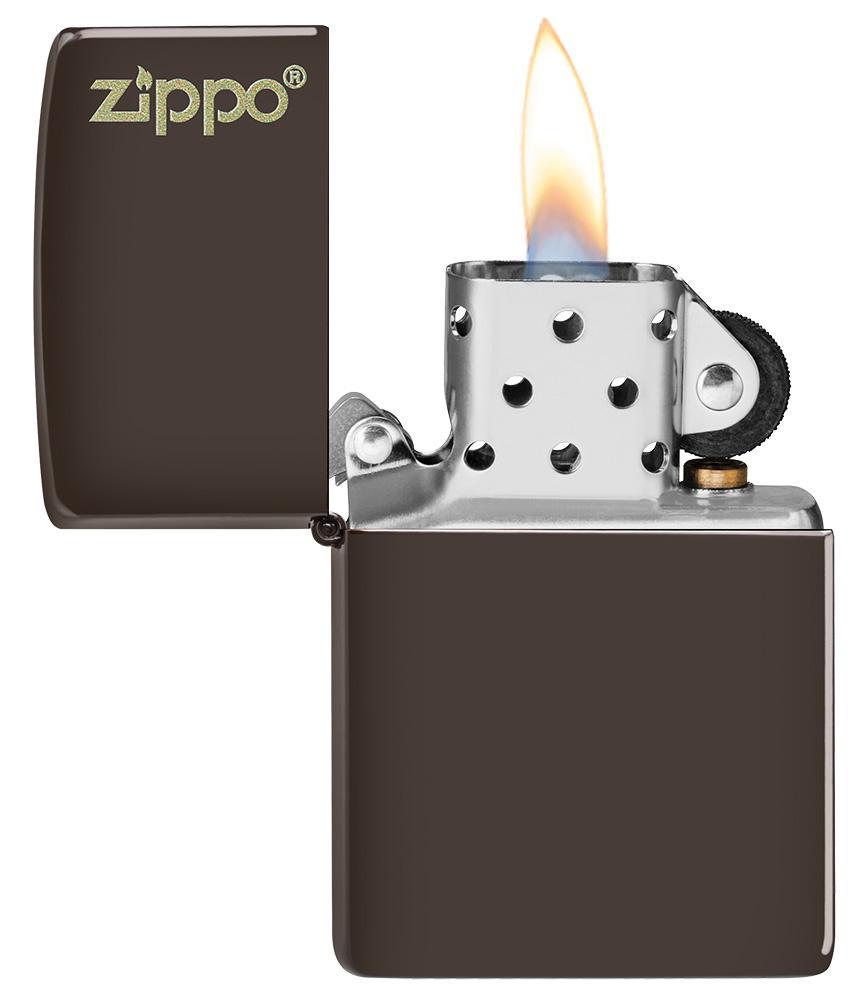 Zippo zapalovač 26911 Brown Zippo Logo